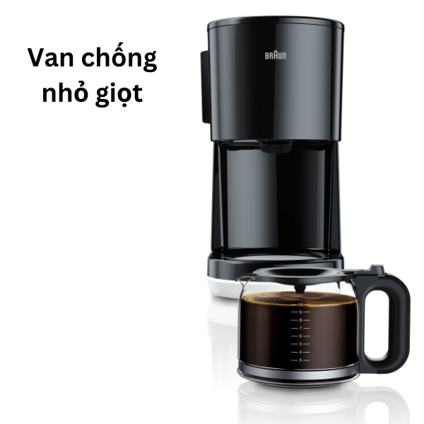 Máy pha cà phê Braun KF1100BK-Hàng chính hãng