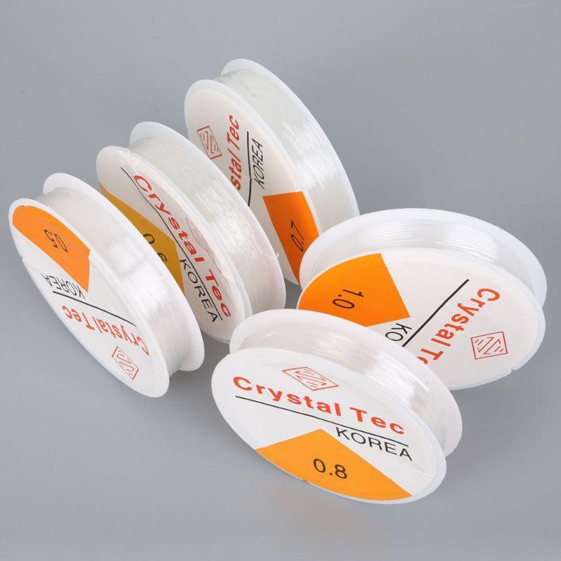Cuộn dây cước trong suốt co giãn 0,8-1mm