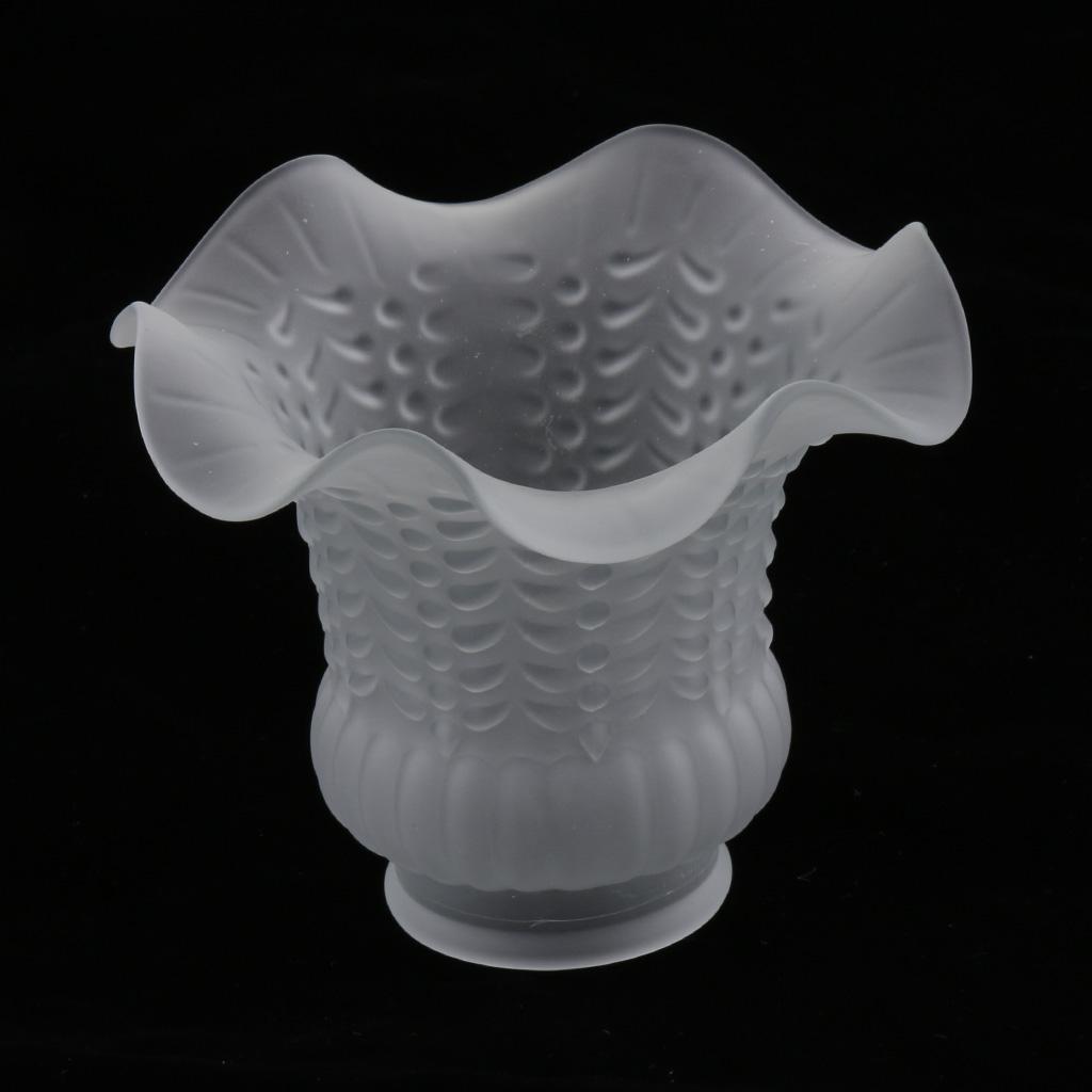 3pcs E27 Clear Glass Ceiling Fan Light Chandelier Wall Sconce Light Shades