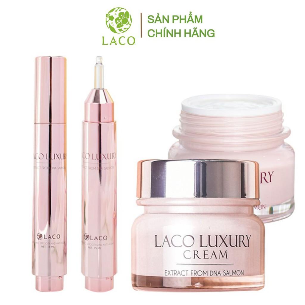 Combo kem dưỡng da ngày đêm LACO LUXURY cho làn da căng bóng trắng hồng Lacocosmetics.vn