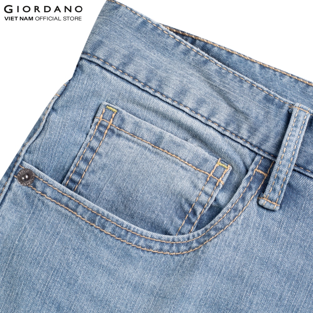 Quần Jeans Dài Nam Regular Taper Giordano 01112008