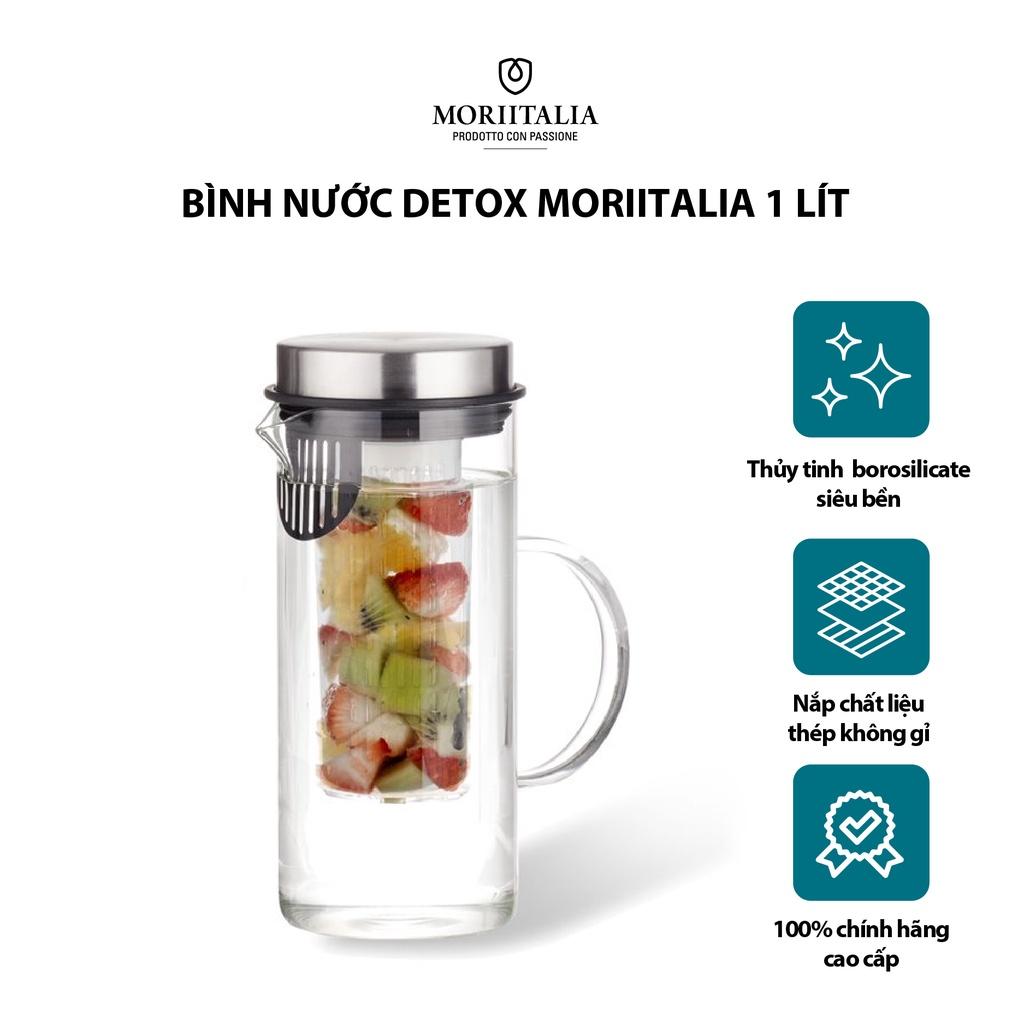 Bình nước thủy tinh detox 1L Moriitalia 67972002