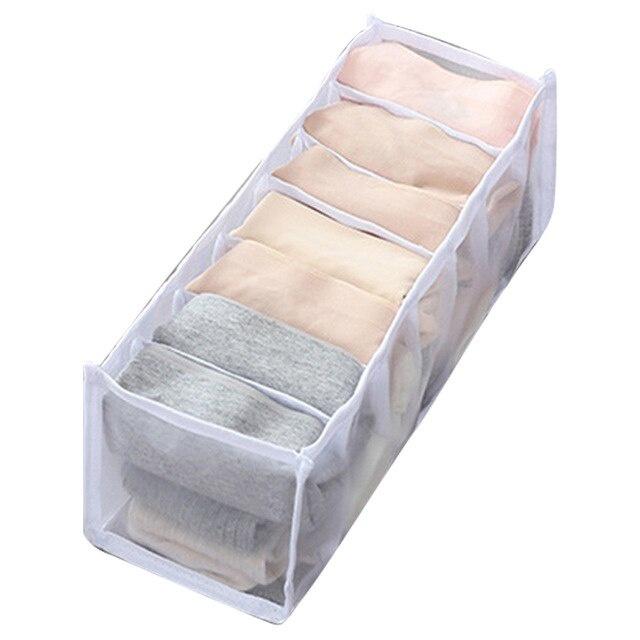 Hộp chứa đồ lót Hộp chia ngăn chứa đồ lót có thể gập lại Hộp chia ngăn đựng vớ Hộp chia ngăn đựng đồ sắp xếp nhà cửa.