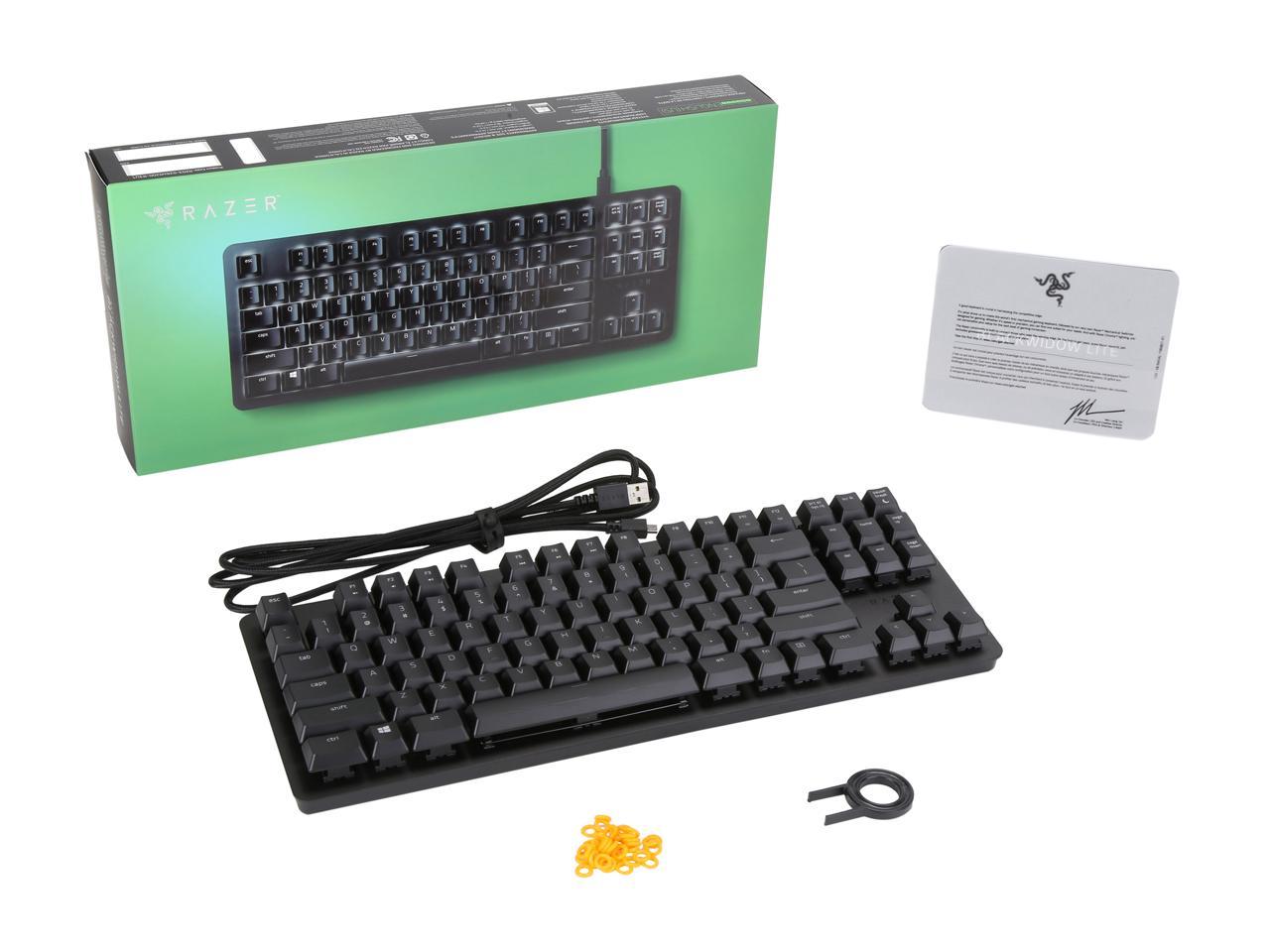 Bàn phím Razer BlackWidow Lite–Silent Mechanical-US Layout-Orange Switch_Hàng chính hãng