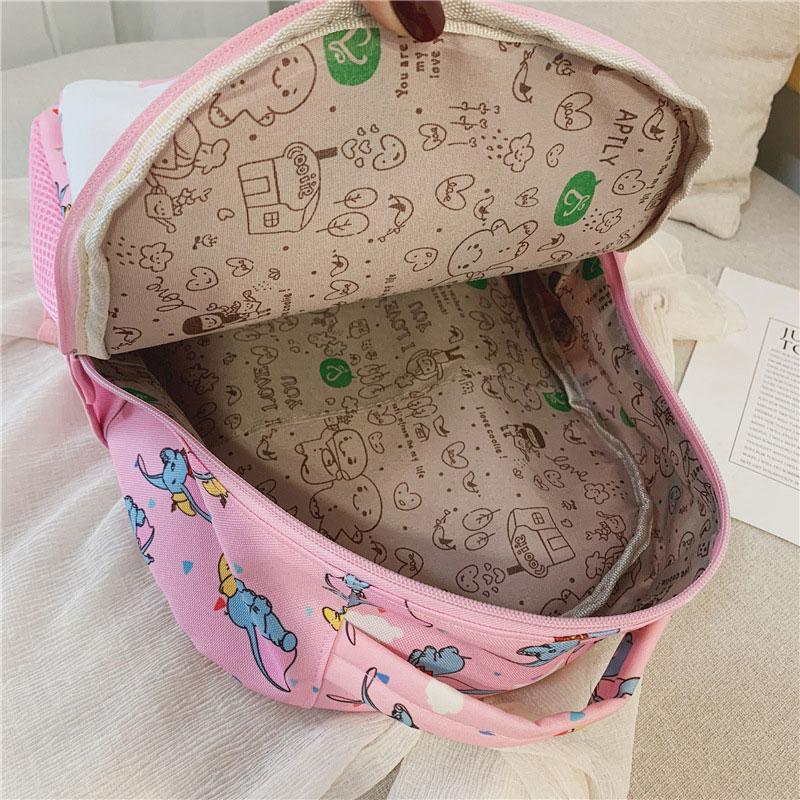 Hoạt Hình Dễ Thương Dumbo Bé Dây An Toàn Toàn Ba Lô Kid Chống Mất Túi Bé Tập Đi Mẫu Giáo Học Cho Bé Gái Bé Trai mochila