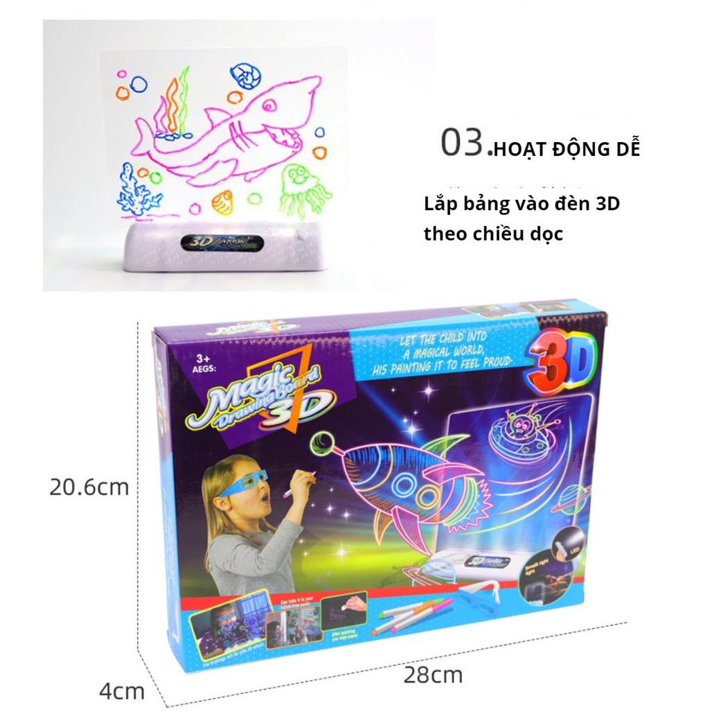 TRANH VẼ 3D HỖ TRỢ BÉ SÁNG TẠO VẼ RA 1 THẾ GIỚI