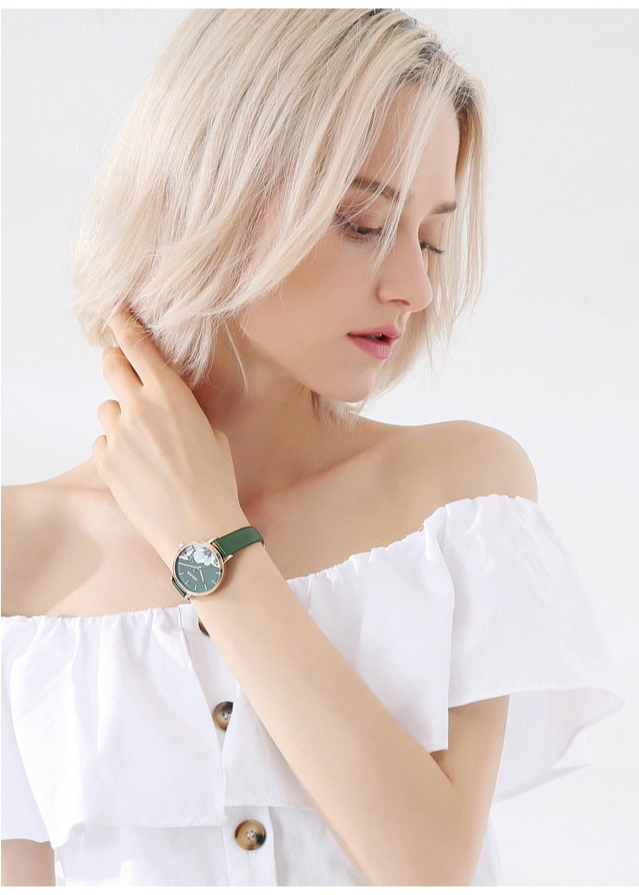 Đồng Hồ Nữ Dây Da Julius JA-1089D