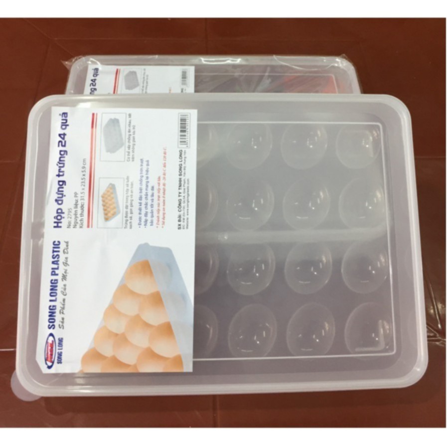 HỘP ĐỰNG TRỨNG CAO CẤP 24 QUẢ