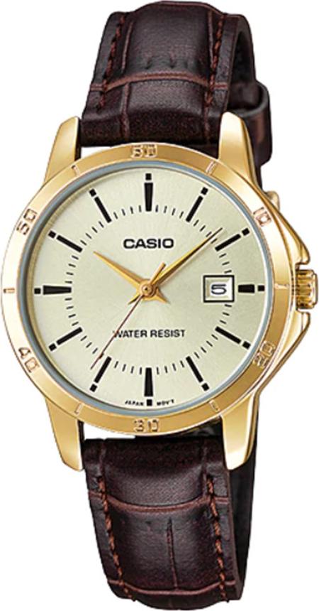 Đồng hồ nữ dây da Casio LTP-V004GL-9AUDF