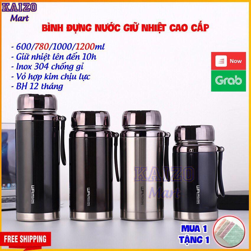 Bình Giữ Nhiệt Nóng Lạnh 24H Đầy Đủ Dung Tích từ 680ML-1200ML,đầy đủ màu sắc