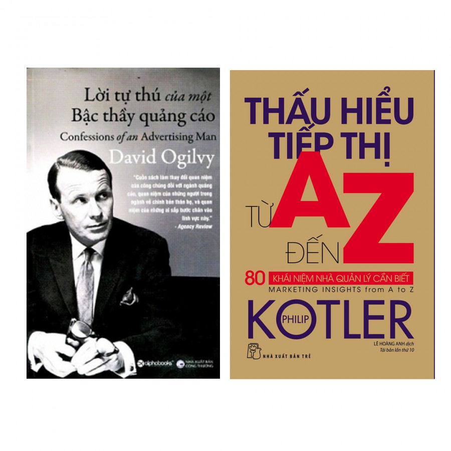 Combo : Lời Thú Tội Của Bậc Thầy Quảng Cáo + Thấu Hiểu Tiếp Thị Từ A Đến Z