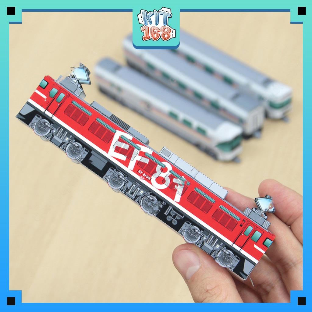 Mô hình giấy Tàu điện ngầm Electric Locomotive EF81 95