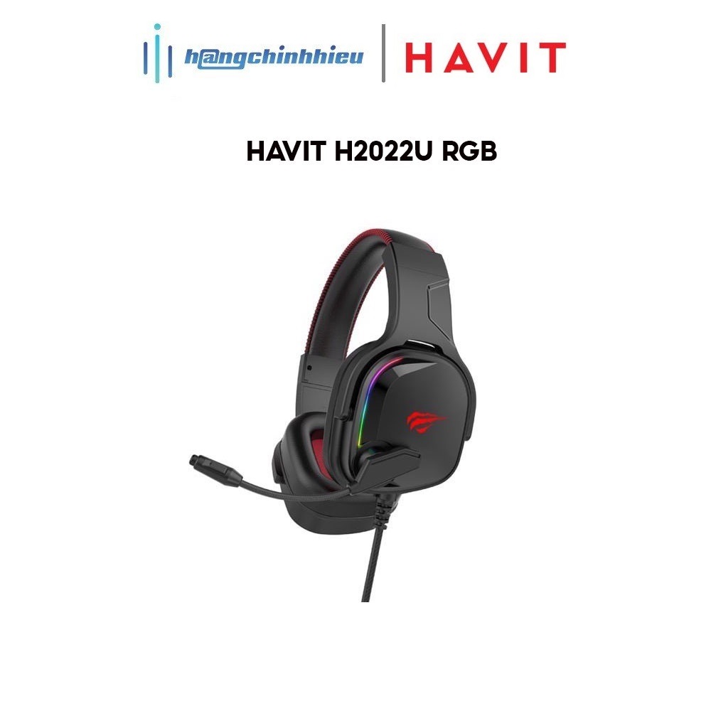 Tai nghe Havit H2022U RGB USB 7.1 Gaming Hàng chính hãng