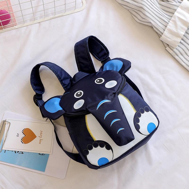 Funny Cute Creative Cartoon Elephant Shoulder Bag Kindergarten Schoolbag Backpack For Toddler Kids MM