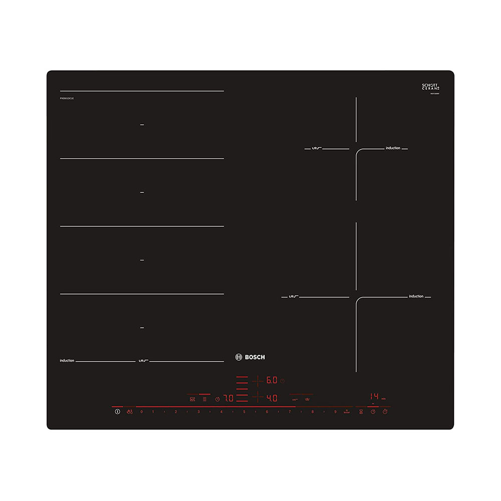 Bếp Từ Cảm Ứng Bosch PXE601DC1E Series 8-4 Vùng Nấu-Hàng Nhập Khẩu Đức