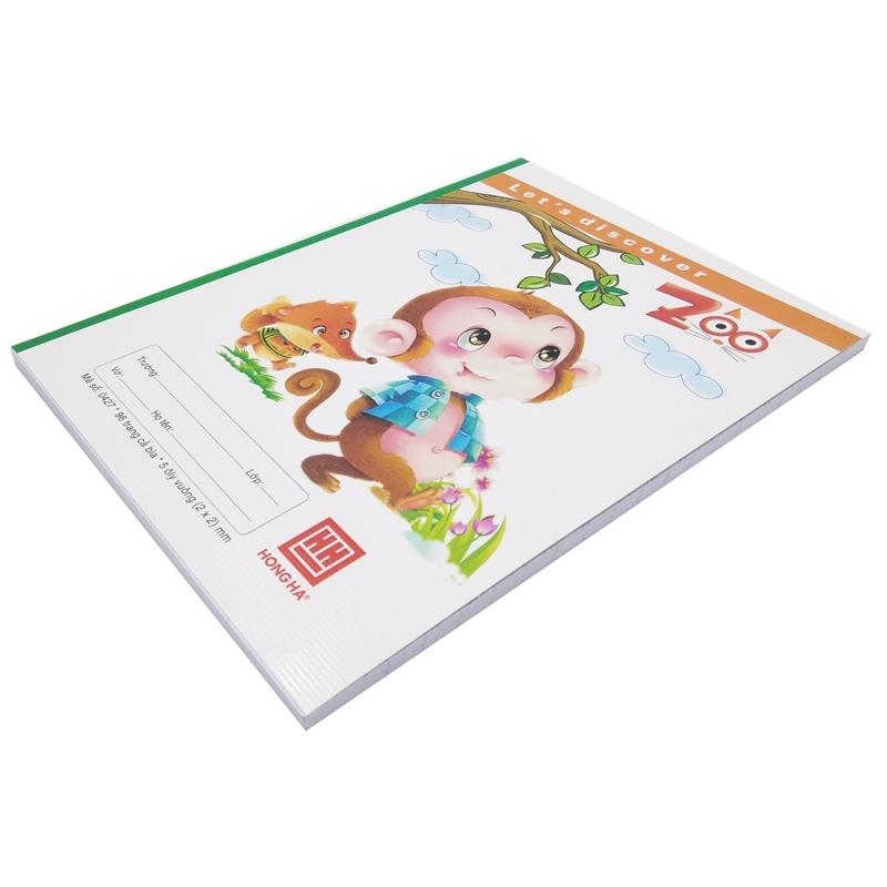 Vở Class Zoo - Ô Ly 96 Trang ĐL 100g/m2 - Hồng Hà 0427 (Mẫu Màu Giao Ngẫu Nhiên)