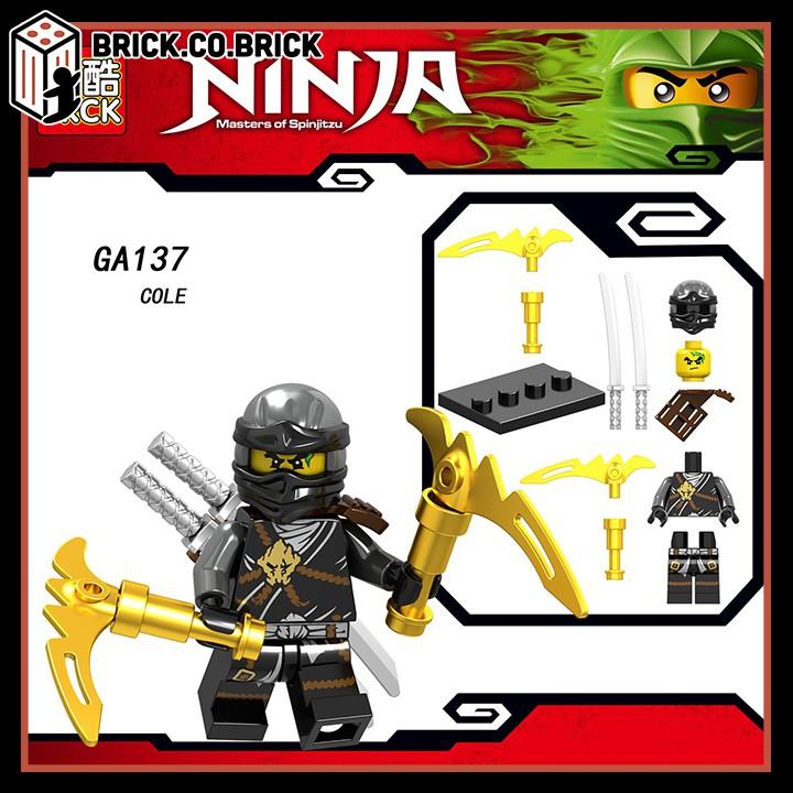 Đồ chơi Lắp ráp Nhân vật Phantom Ninja Akita Hồ Ly Samurai Mẫu Mới GA137 GA142