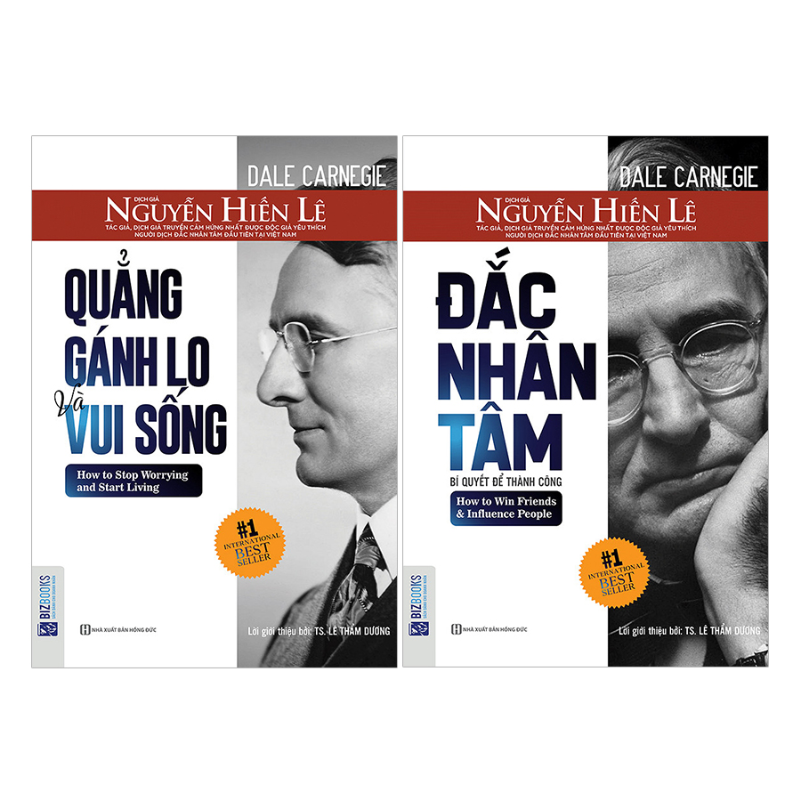 Combo Đắc Nhân Tâm + Quẳng Gánh Lo Đi Và Vui Sống (Tặng Kèm Sống 24 Giờ Mỗi Ngày)