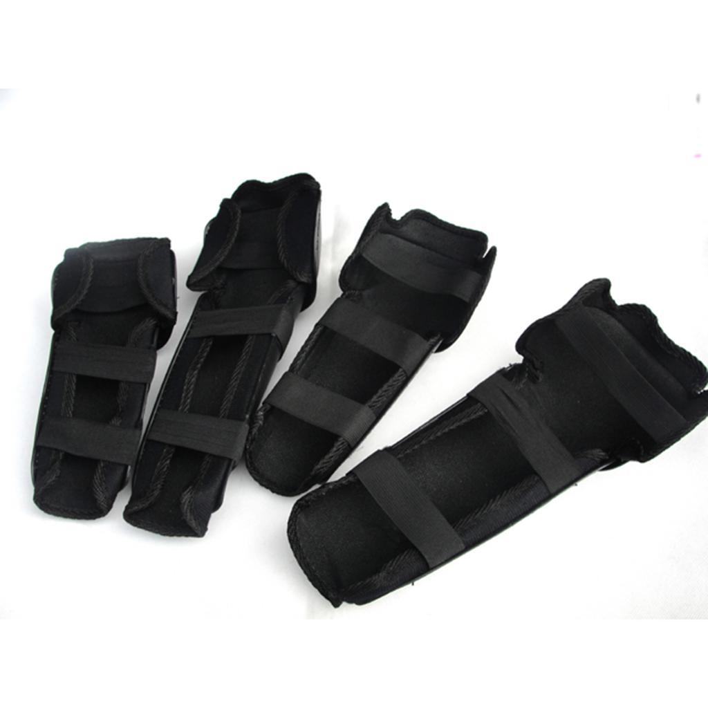 2 Pair Motorcycle Motocross Cycling Elbow & Knee Pads Protector Guard