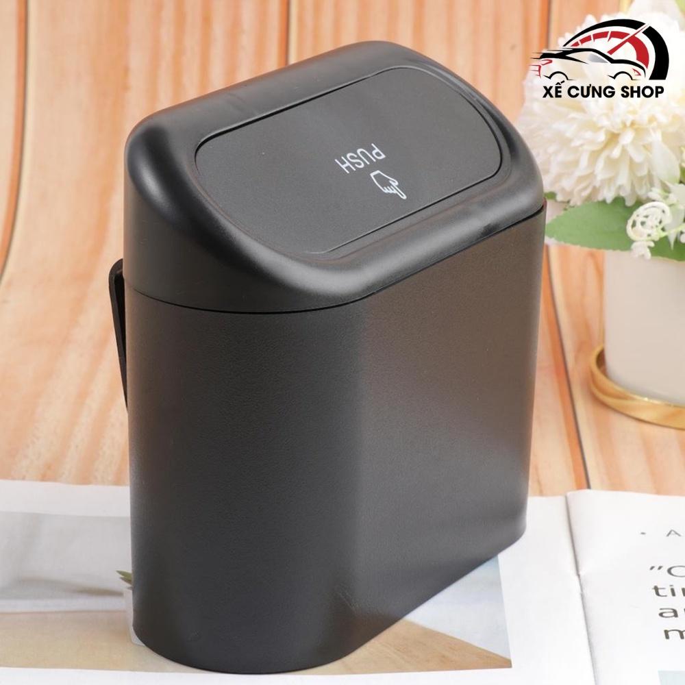 Thùng đựng rác mini để trong ô tô tiện lợi chất liệu nhựa ABS