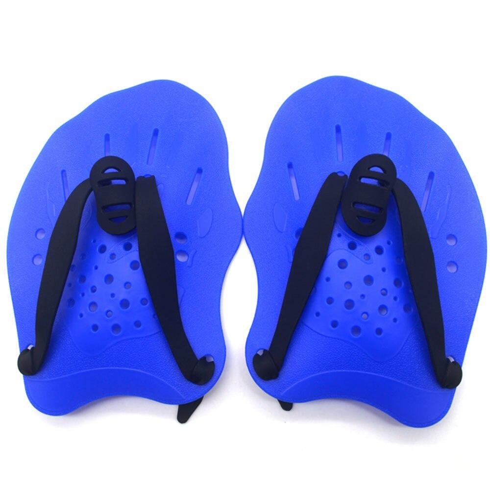 1 Pair Swimming Paddles Training Adjustable Hand Webbed Gloves Padel Fins Flippers for Adult Men Women Kids