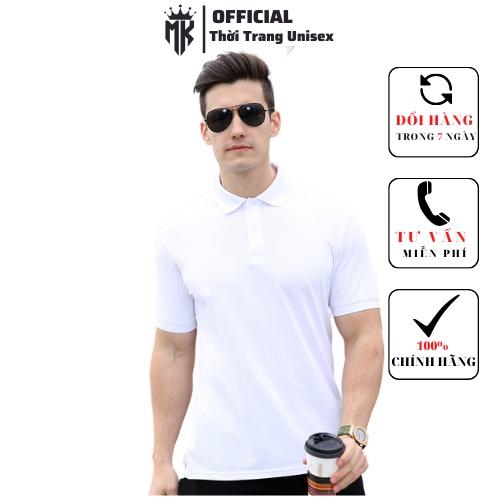 Áo Polo nam ĐẸP - cổ trụ thun Phối cao cấp from chuẩn, thiết kế phong cách sang trọng, thấm hút mồ hôi