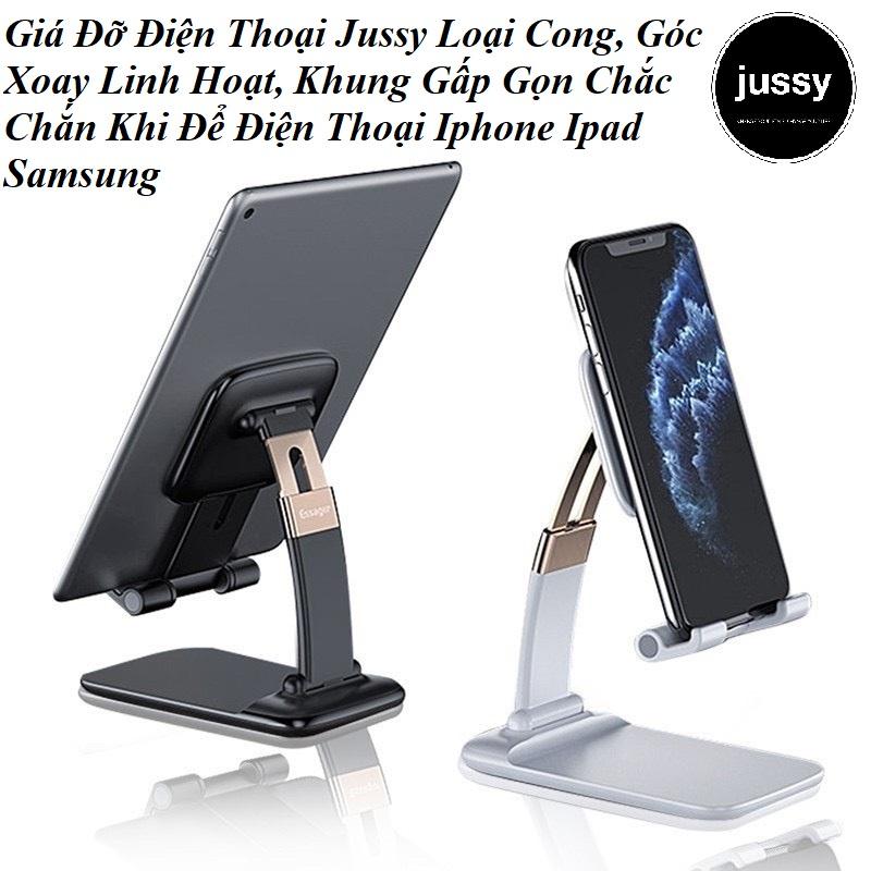 Giá Đỡ Điện Thoại Loại Cong, Góc Xoay Linh Hoạt,Đa năng, Khung Gấp Gọn Chắc Chắn Khi Để Điện Thoại iPhone Ipad Samsung
