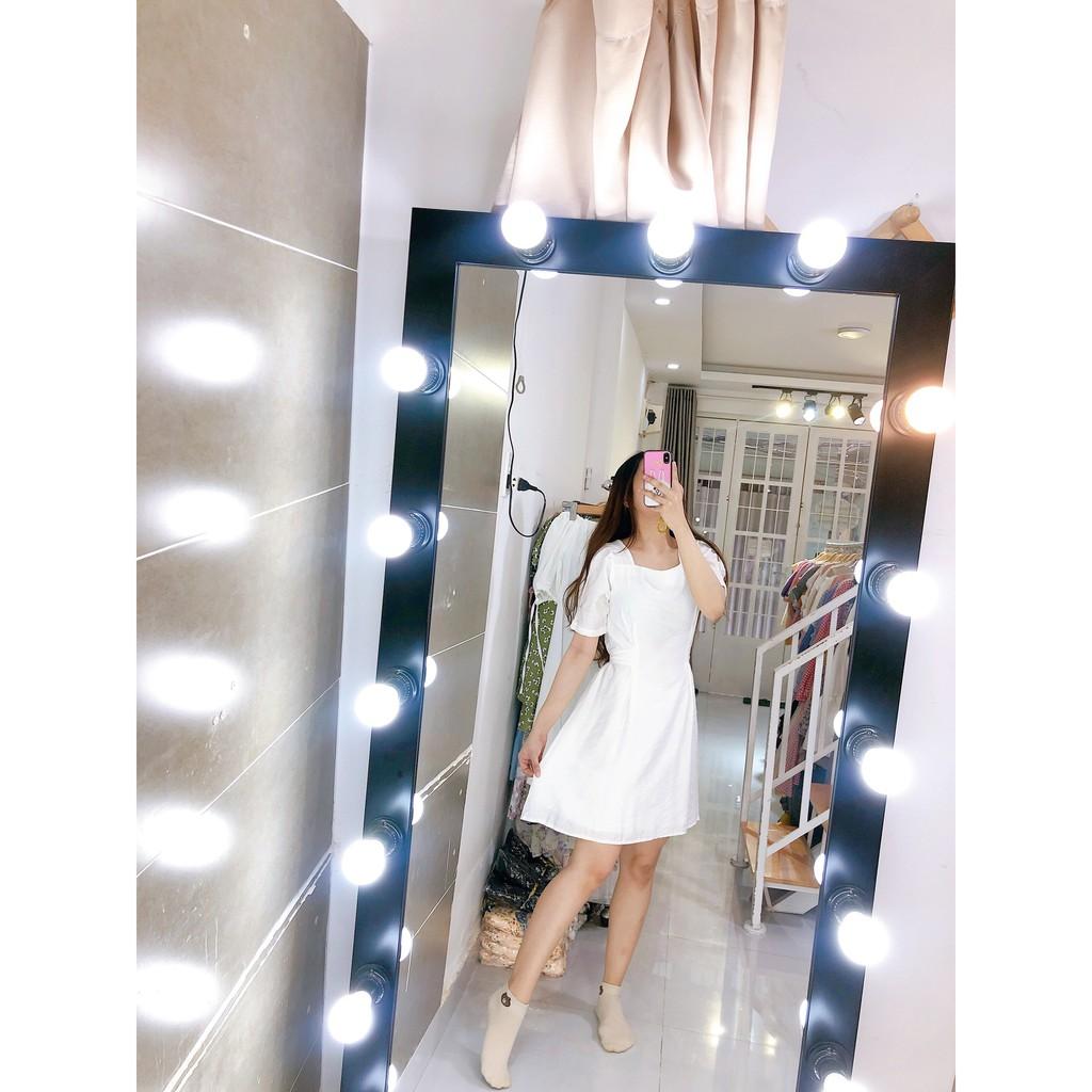 PUMPY DRESS - ĐẦM CHỮ A CỘT CHIẾT EO