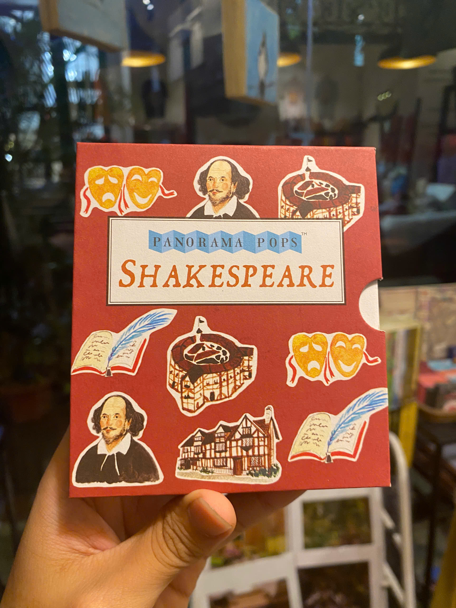 Sách - Shakespeare by Panorama Pops | Pop-up Book | Classics Poetry - Drama Fiction Quotes