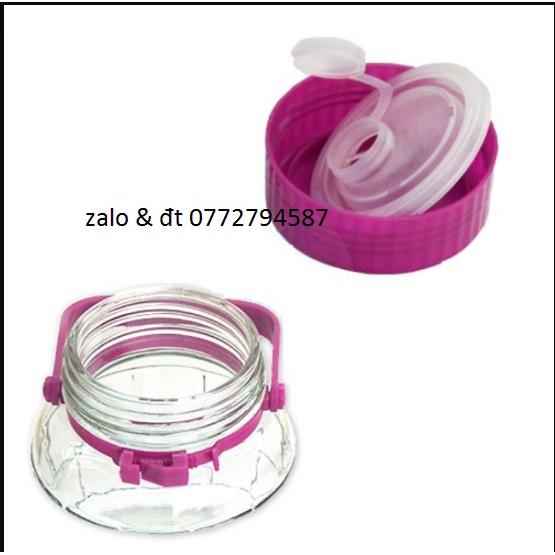 Bình Ngâm Rượu Thủy Tinh Quai Xách Không Van 5L