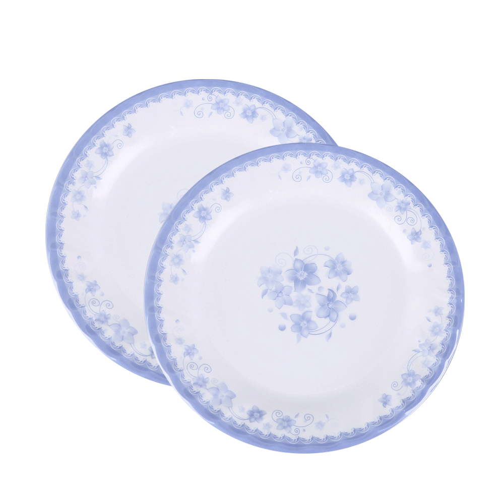 Bộ 6 Dĩa (Đĩa) 5 Cạn Xoắn Melamine Cao Cấp A605