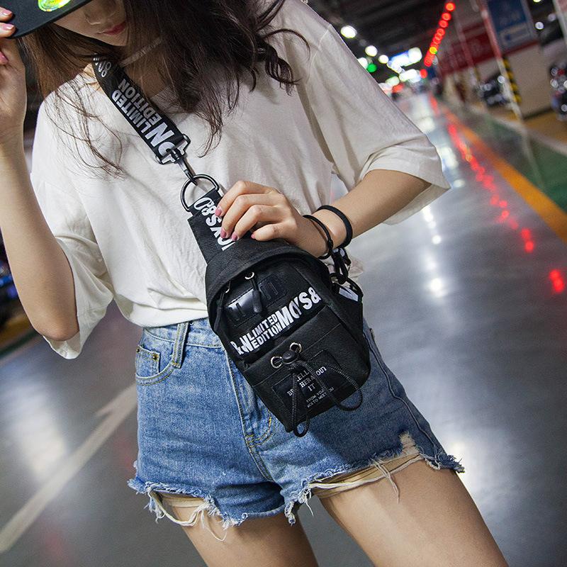 HOT TREND 2019 -TÚI MINI ĐEO CHÉO NỮ VẢI OXFORD MÀU XANH