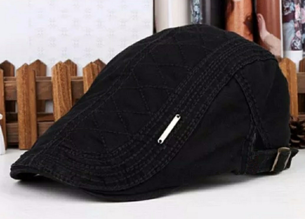 Nón mũ bere nam nữ thời trang màu đen DN19BRN0727