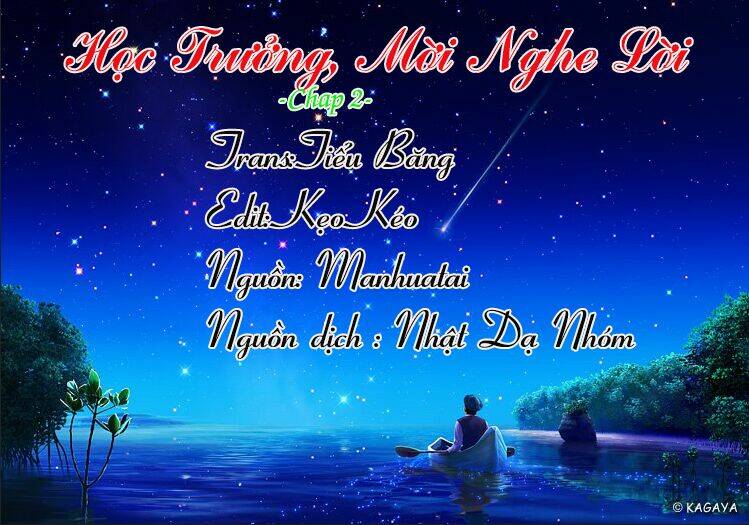học trưởng, mời nghe lời chapter 2 2