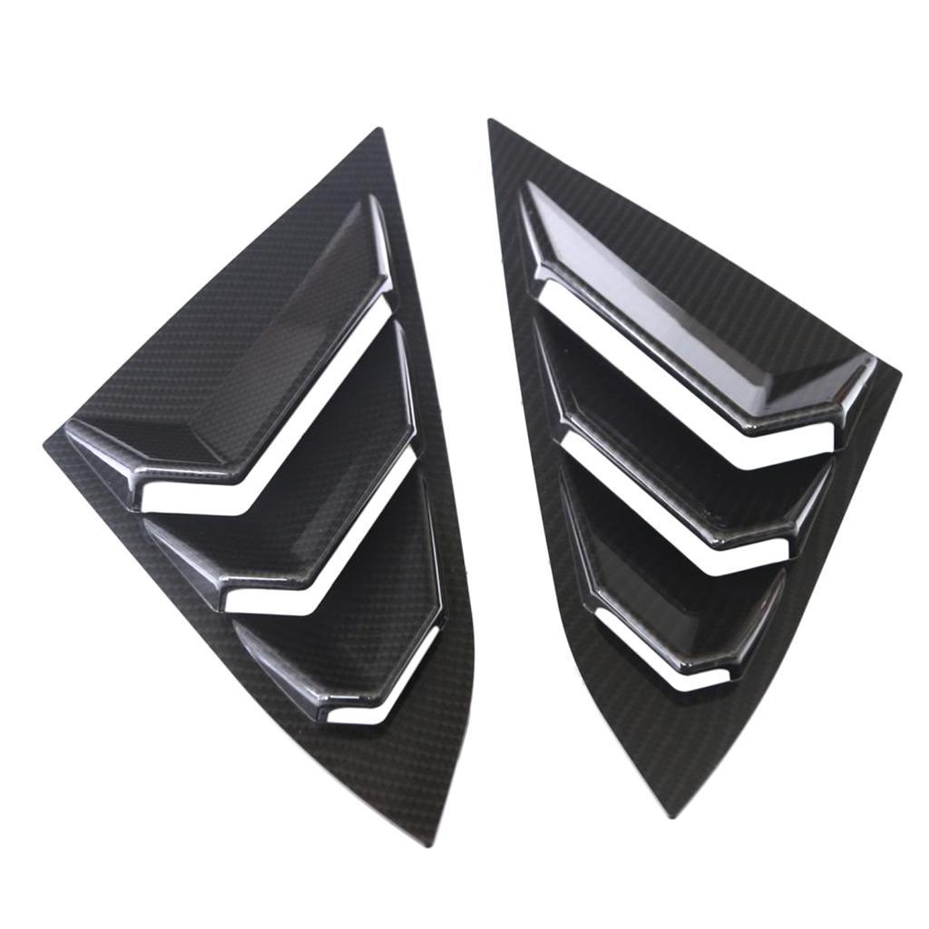 Rear Window Blinds Side Tuyere Louver Cover for