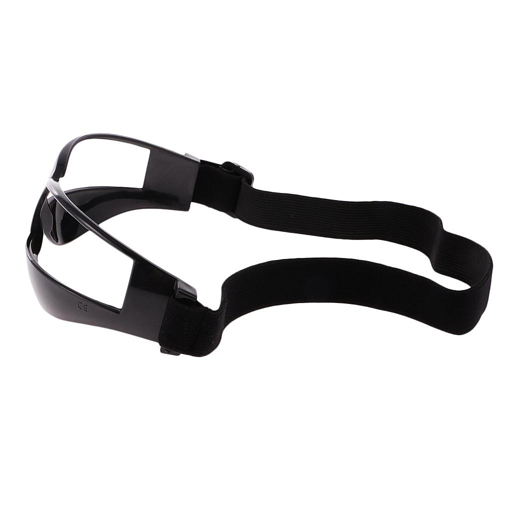 4 Pieces Anti Down Basketball Dribble Dribbling Glassses Training Aid Black