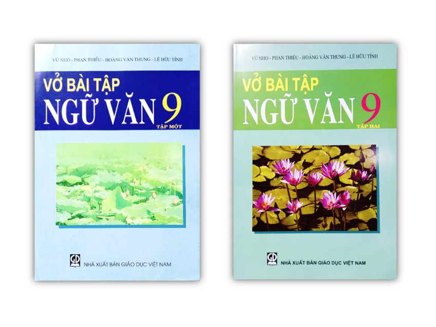 Sách - Combo Vở Bài Tập Ngữ Văn 9 - ( Tập 1 + Tập 2 )