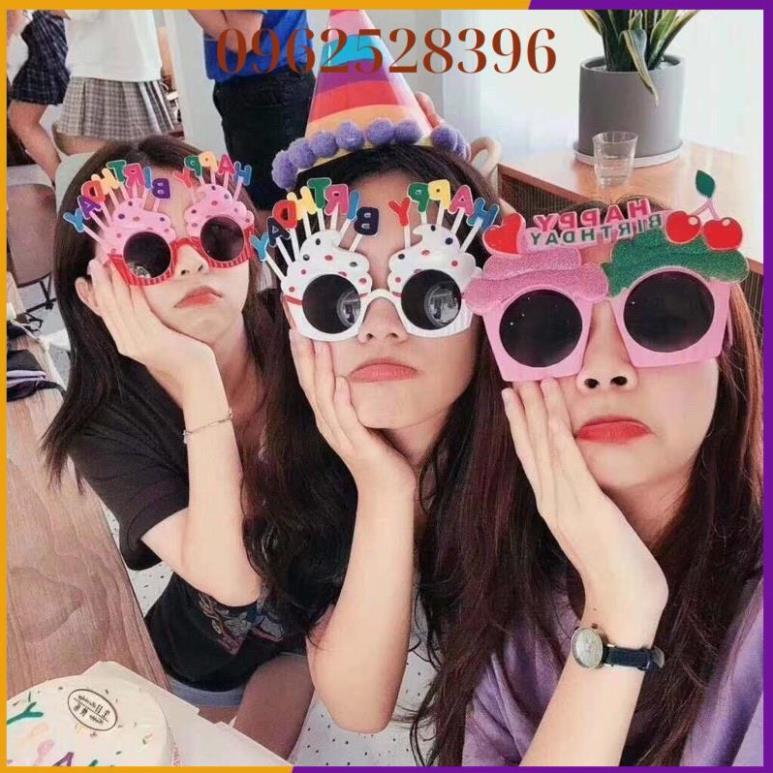 Kính mắt Happy Birthday dễ thương đạo cụ chụp hình hot nhất hiện nay, trang trí sinh nhật, party