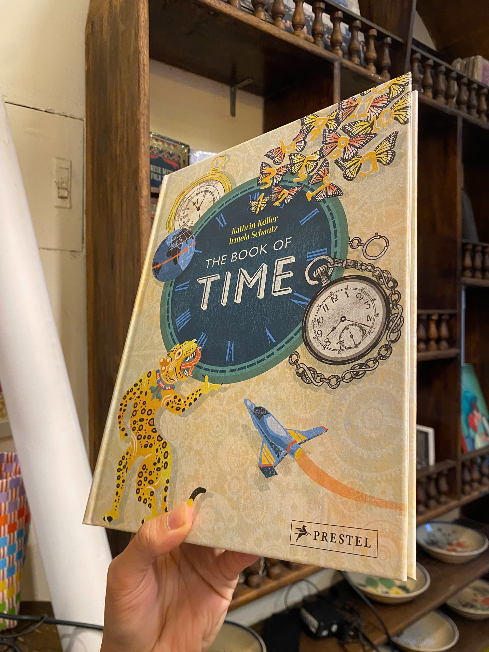 Sách - The Book of Time by Kathrin Koller | Children's Infographic Book - Nature and Science Book