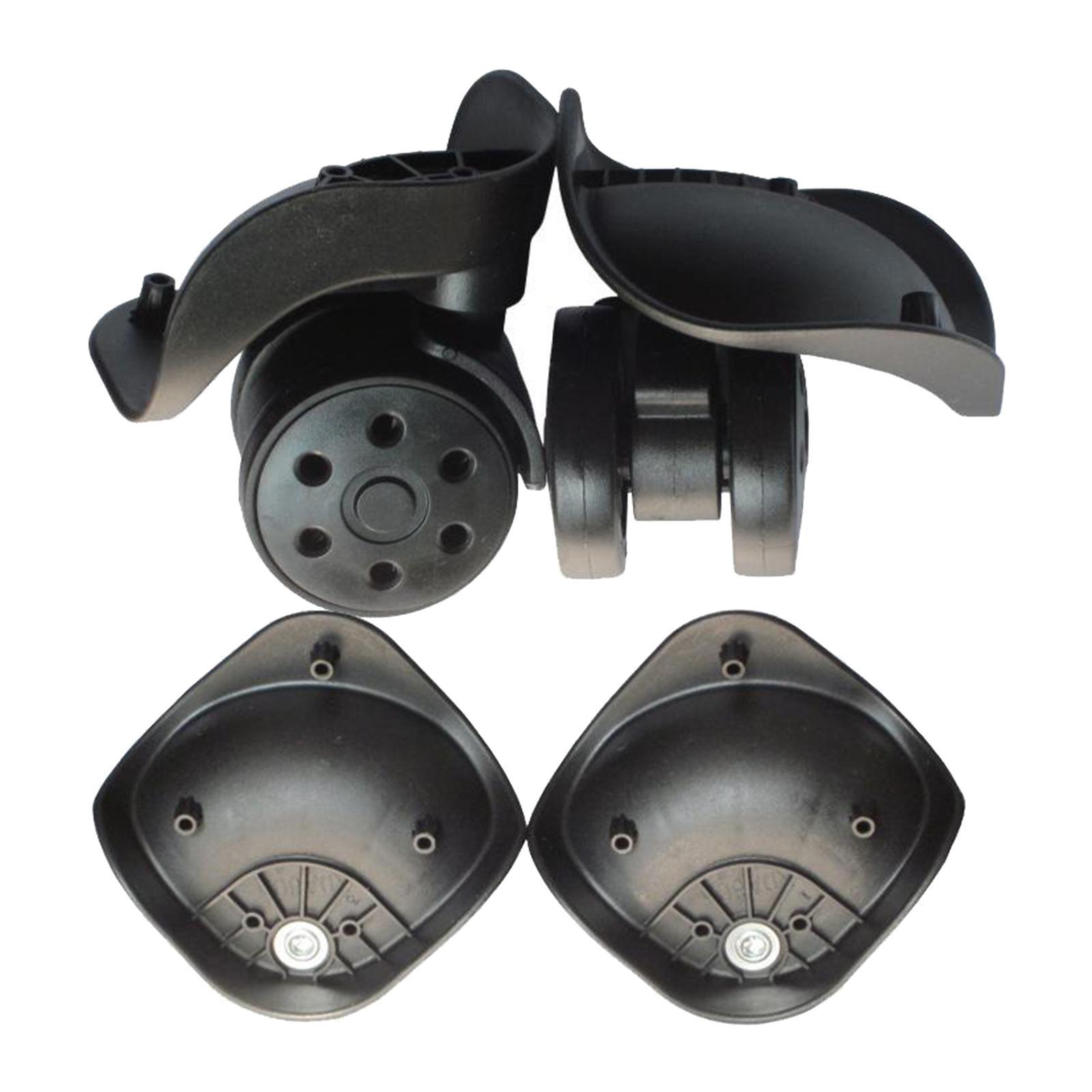 Luggage Suitcase 360  Wheels Swivel Casters-Large Size Black