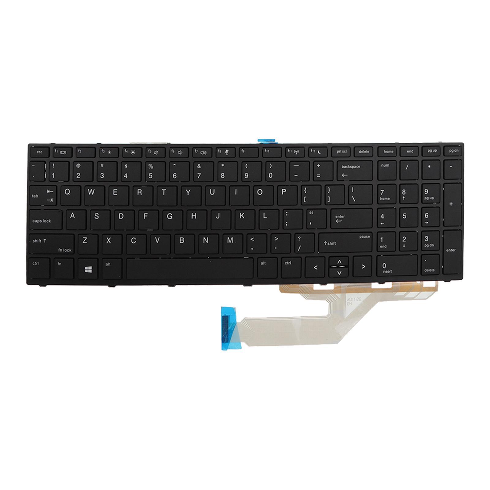 New US English Keyboard Fits For HP  450 G5 455 G5 Series Black