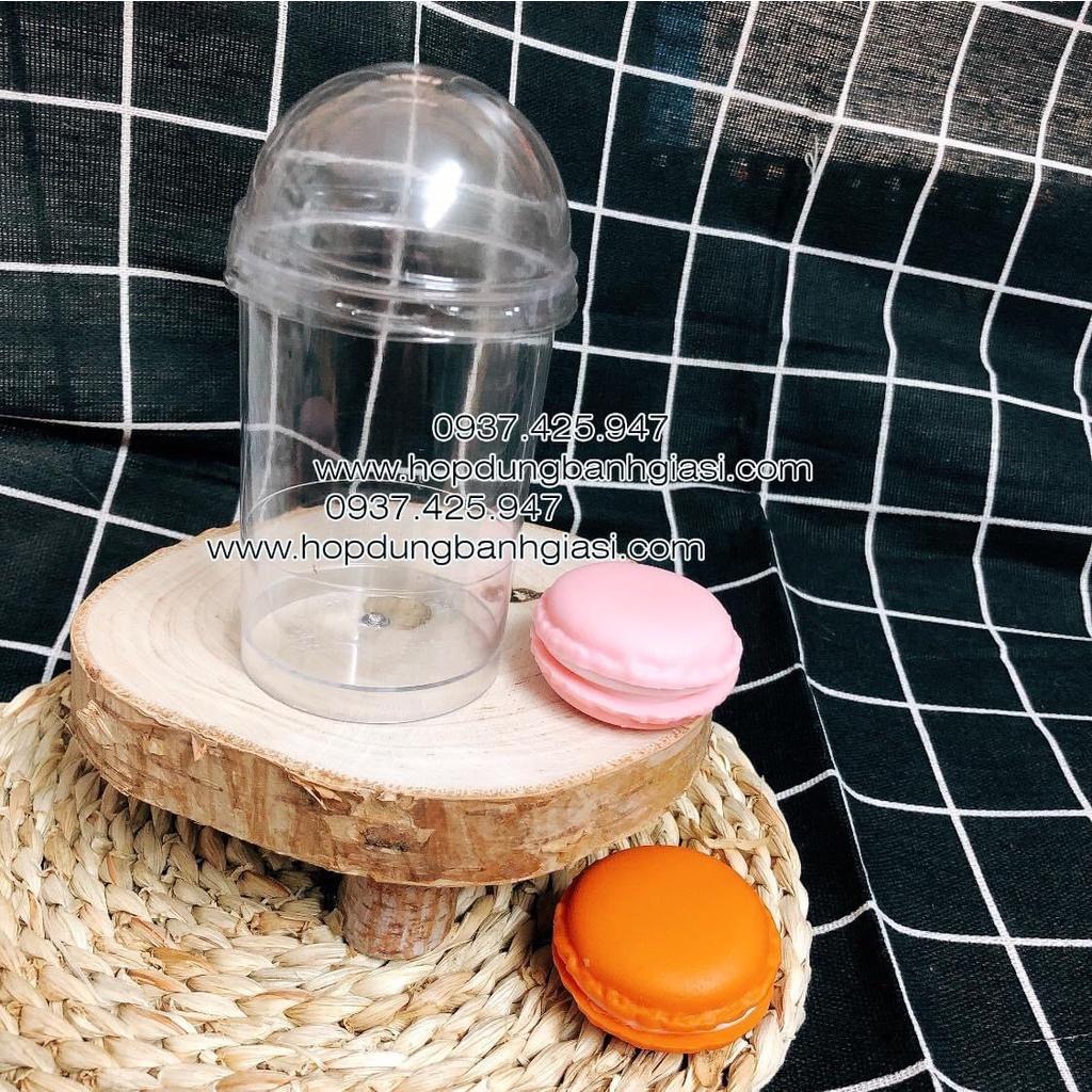 Set 100 bộ ly đựng bánh lạnh nắp cầu LC-6080