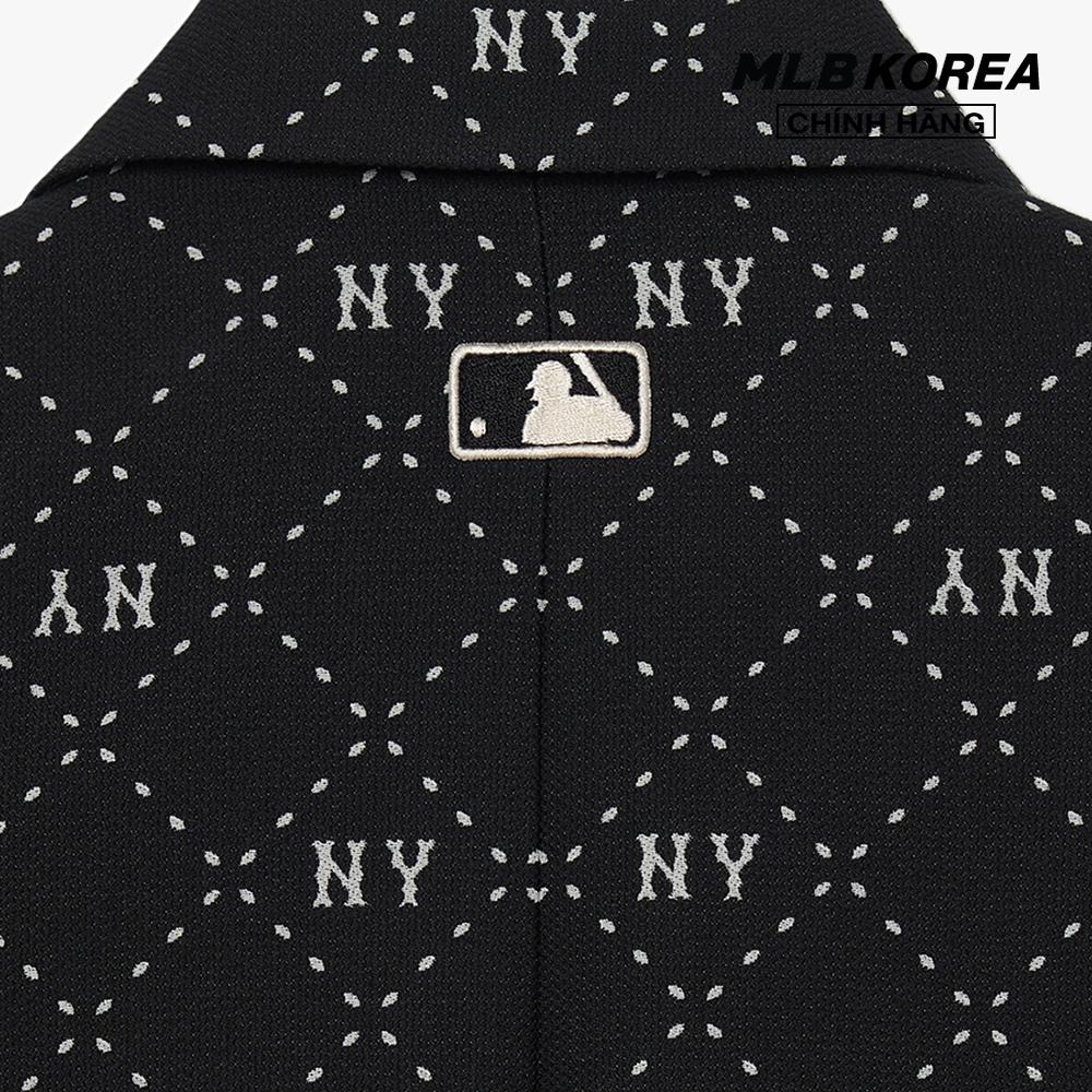 MLB - Áo khoác blazer nữ tay dài phối nút cài Diamond Monogram 3FJKM0131-50BKS