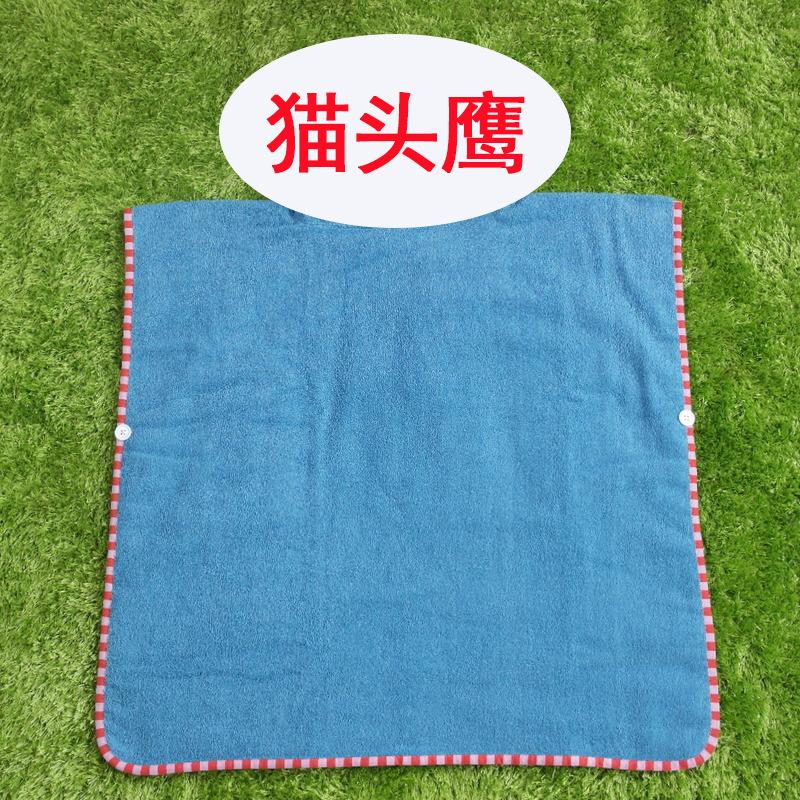 Khuyến mại Amazon Bông nguyên chất Đồng bằng màu trẻ em Áo choàng tắm cho bé Hoạt hình hình thú Mũi khăn tắm Khăn đi biển có thể đeo được