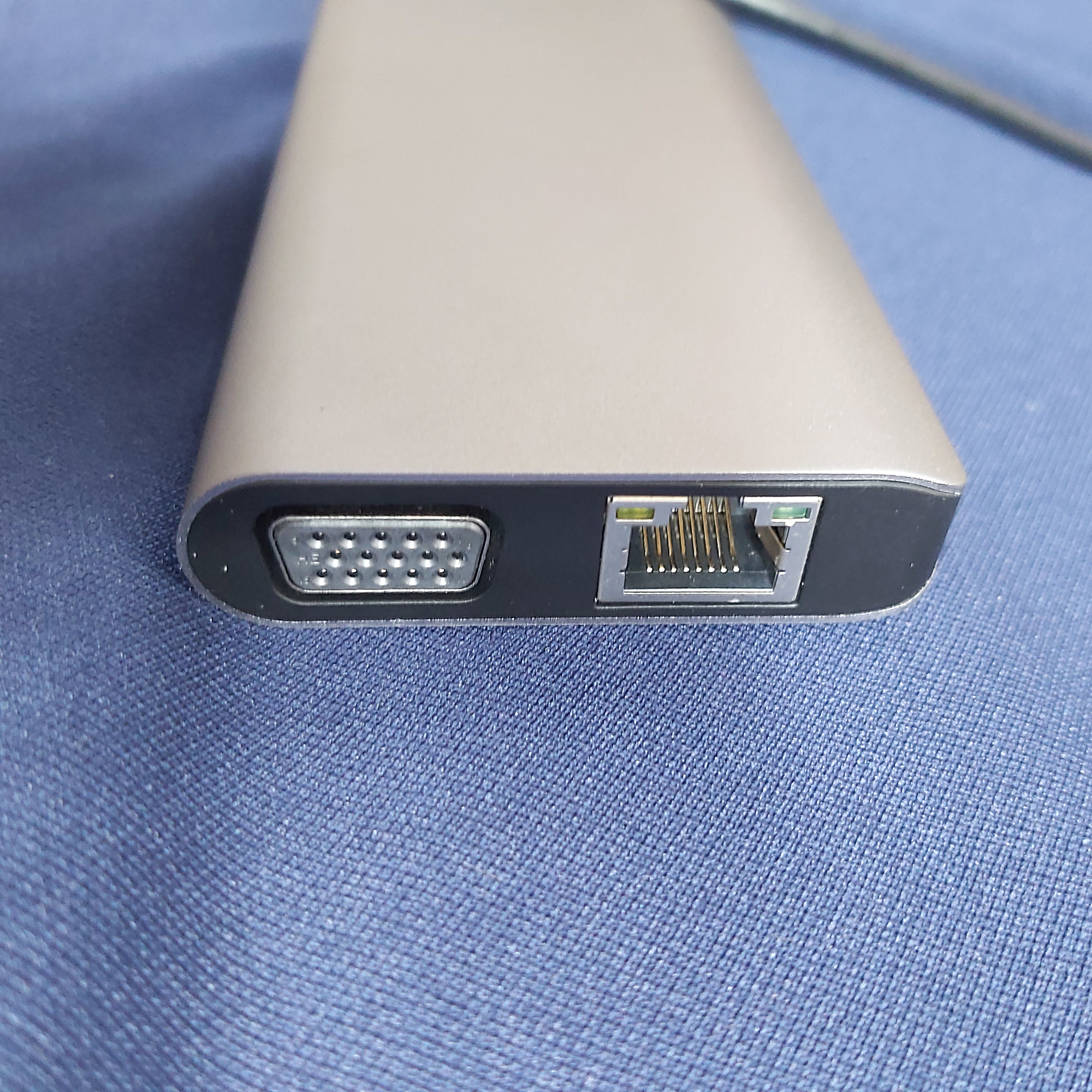 Hub Usb Type-c 8 cổng hỗ trợ HDMI/ VGA/ RJ45/ Audio/ USB 3.0/ SD/ PD - 50328 4K*2K