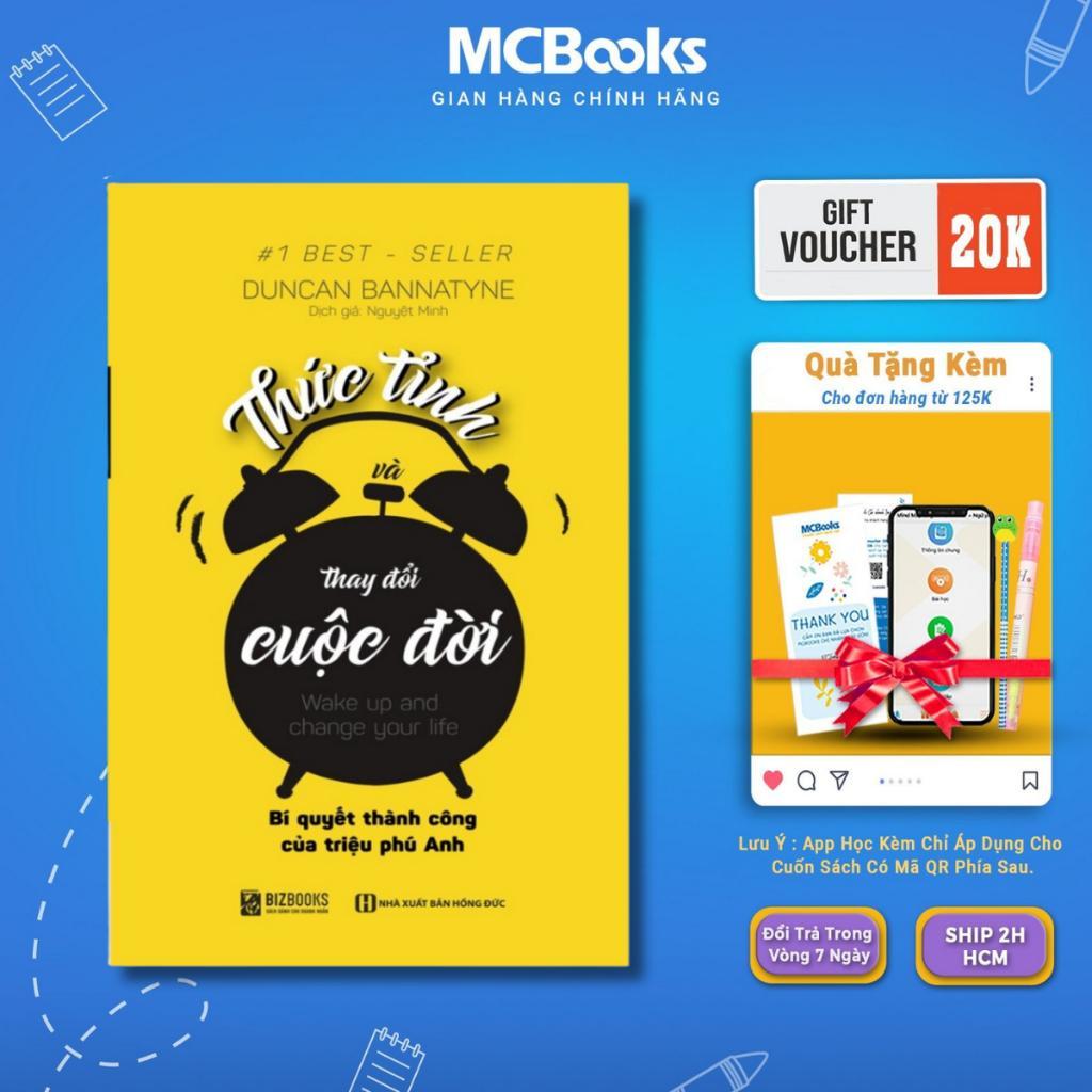 Sách - Thức Tỉnh Và Thay Đổi Cuộc Đời Bạn - Bí Quyết Thành Công Của Triệu Phú Anh - MCBooks