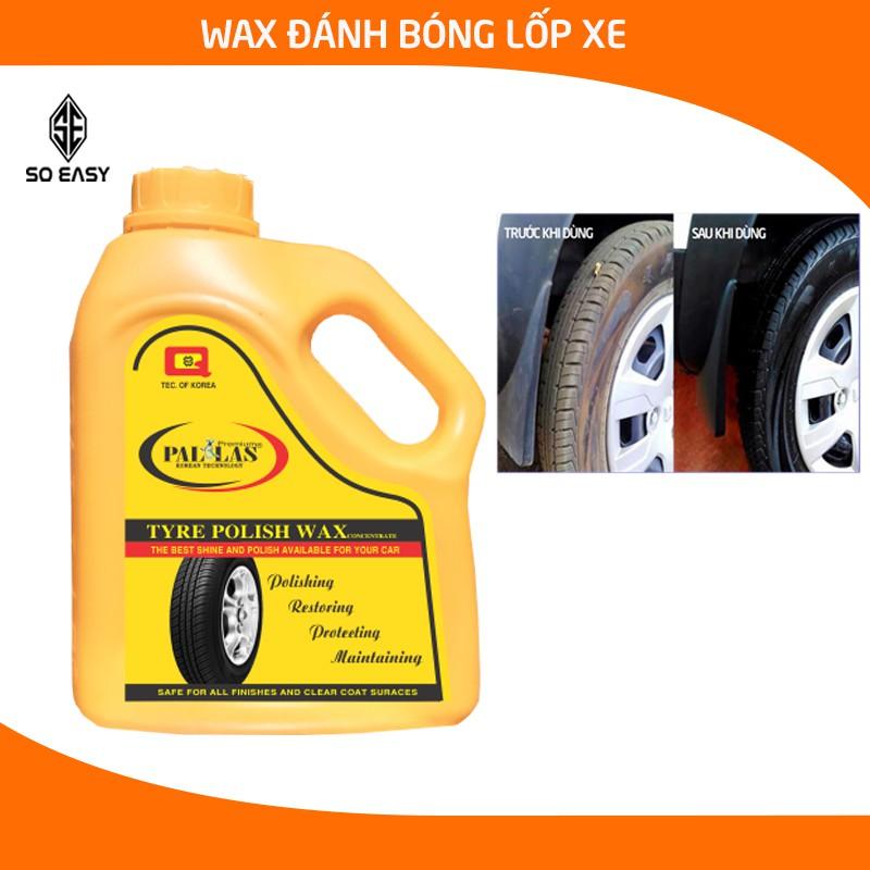 PALLAS Tyre polish wax 1.5L,Dung dịch đánh bóng lốp xe Wax đánh bóng P-1501 vỏ,lốp xe bảo dưỡng các loại bánh xe ô tô-