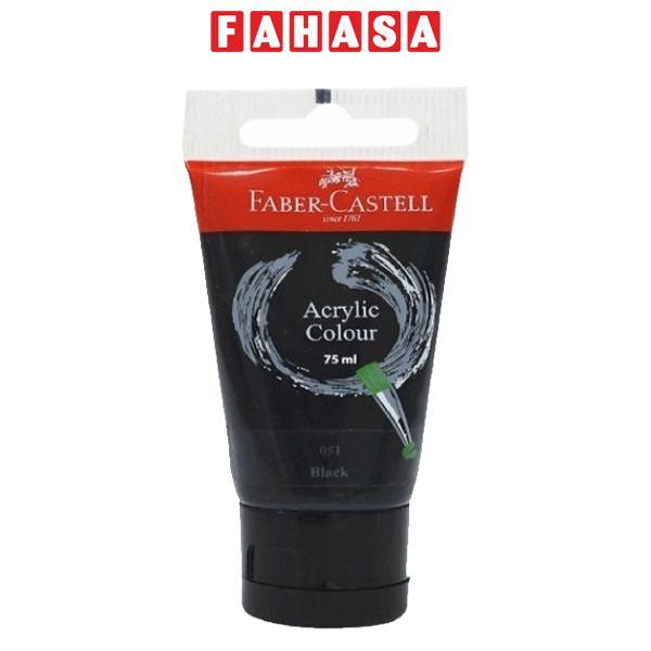 Tuýp Màu Vẽ ACRYLIC 75ML BLACK  Faber 187599