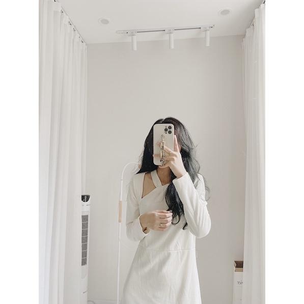 Váy len cổ xoắn siêu xinh by samhyewear
