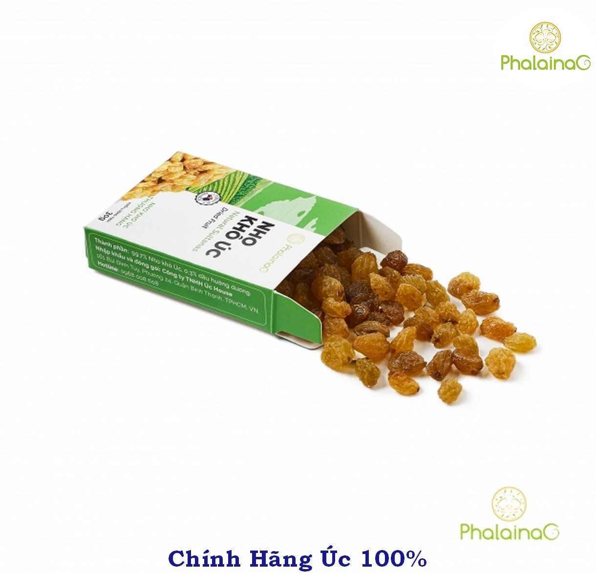 Nho Khô Úc Thượng Hạng Hôp 180g